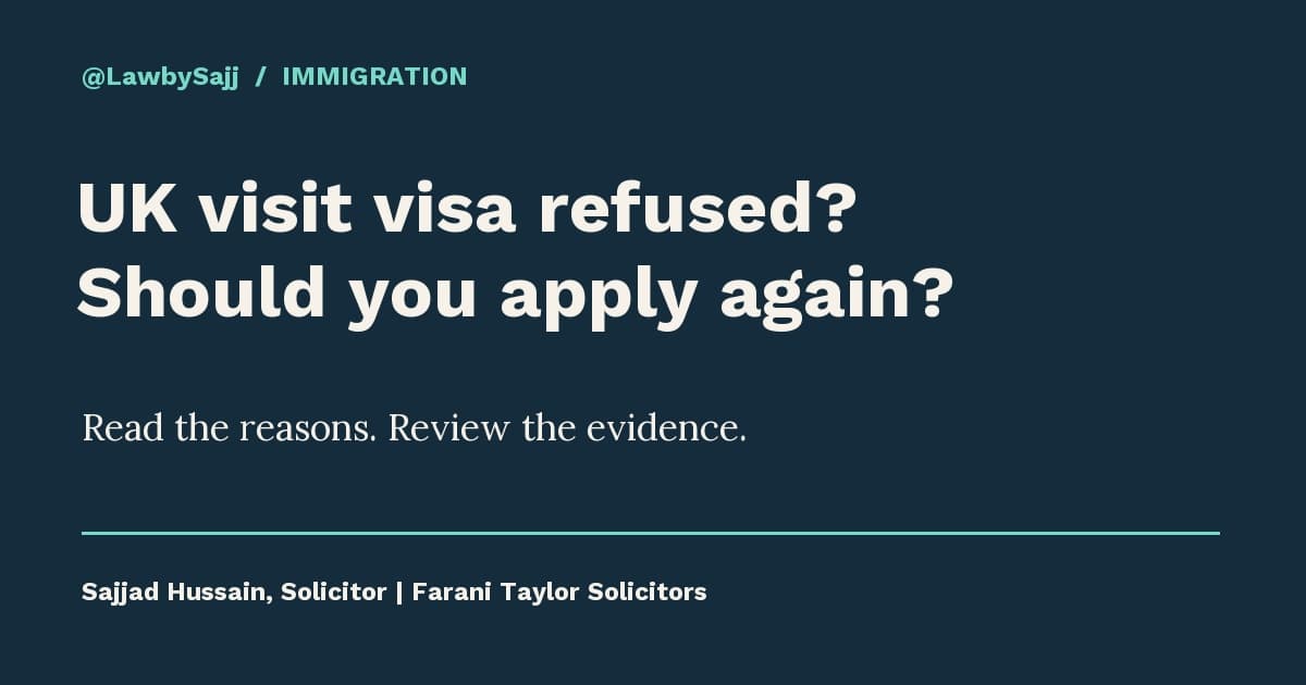 Your UK Visit Visa Was Refused. Should You Apply Again?, article cover